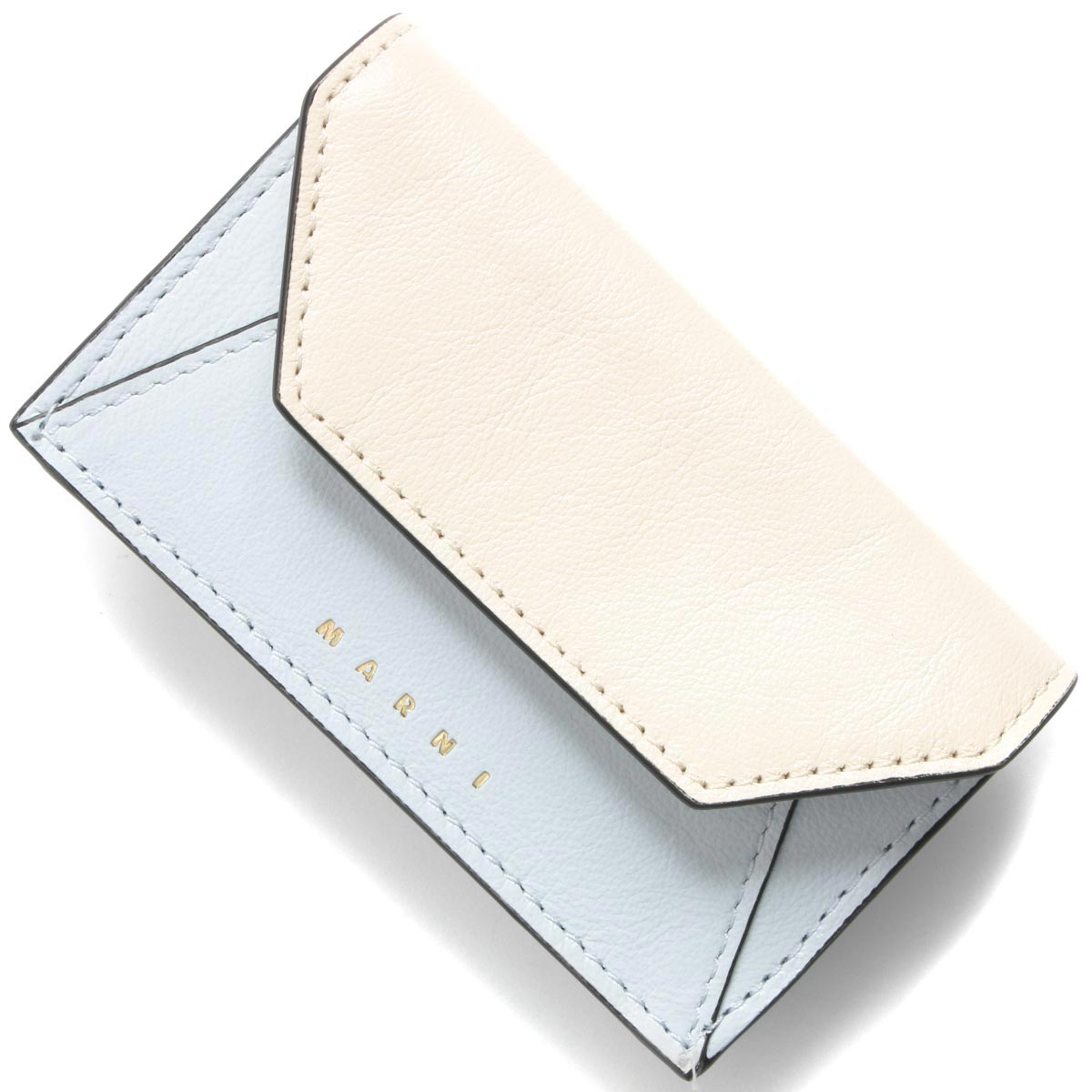 マルニ カードケース/名刺入れ レディース バイカラー ホワイト