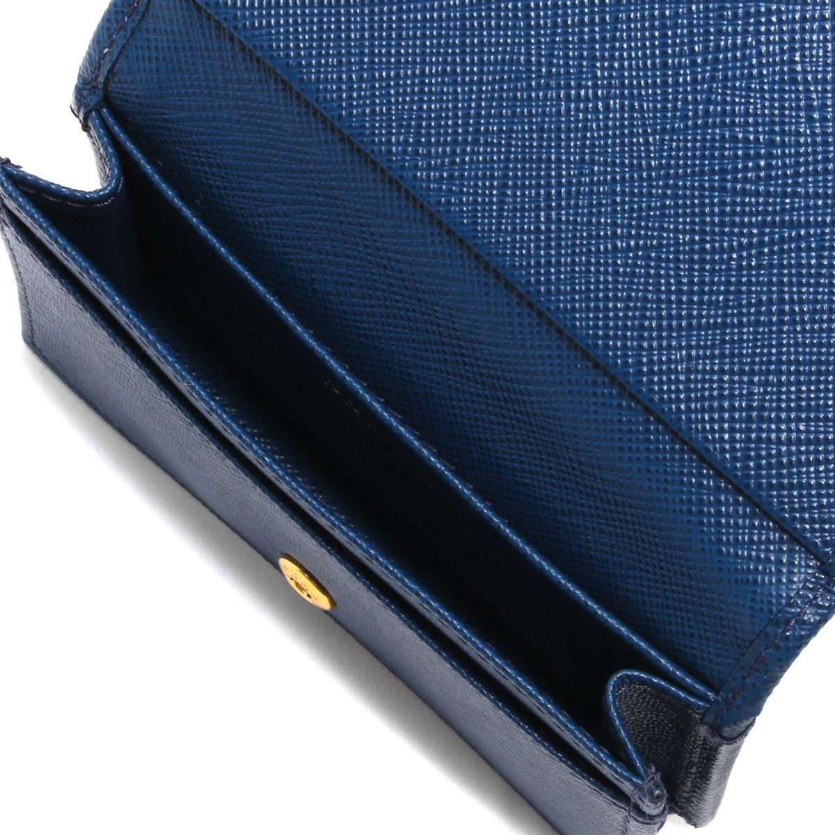 プラダ カードケース/名刺入れ レディース サフィアーノ メタル