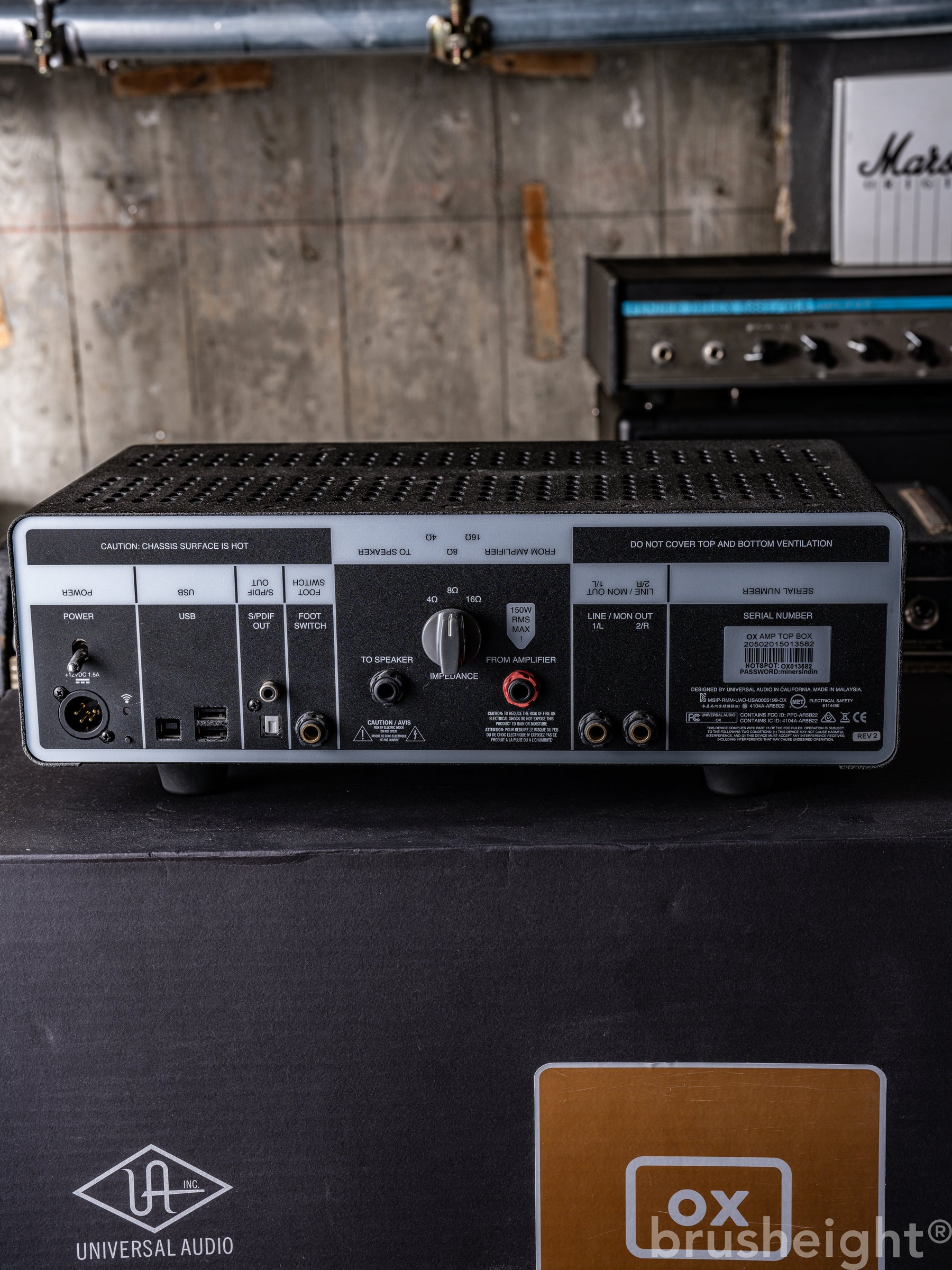 Universal Audio OX – brusheight