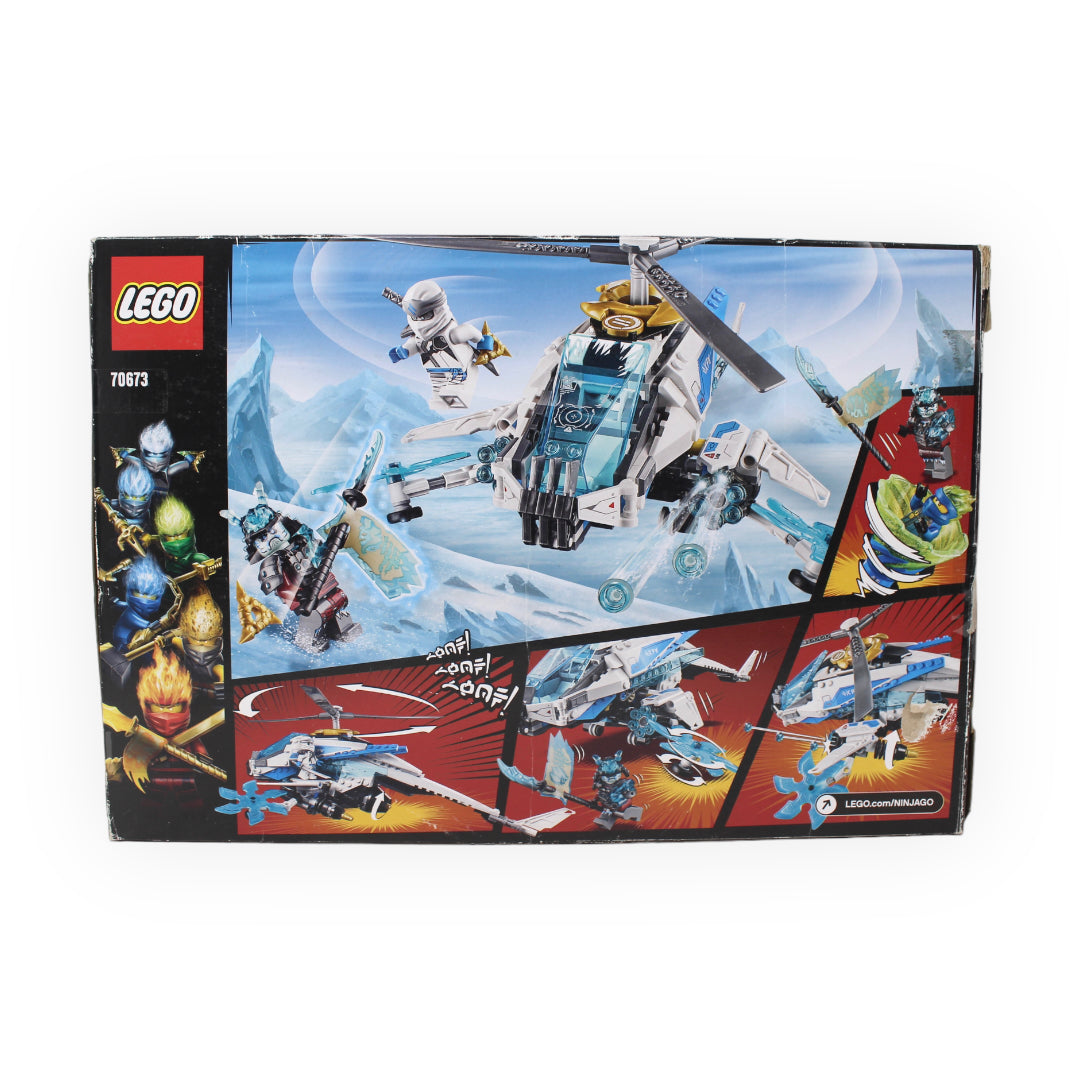 Certified Used Set 70673 Ninjago Shuricopter (one bag opened, other ba