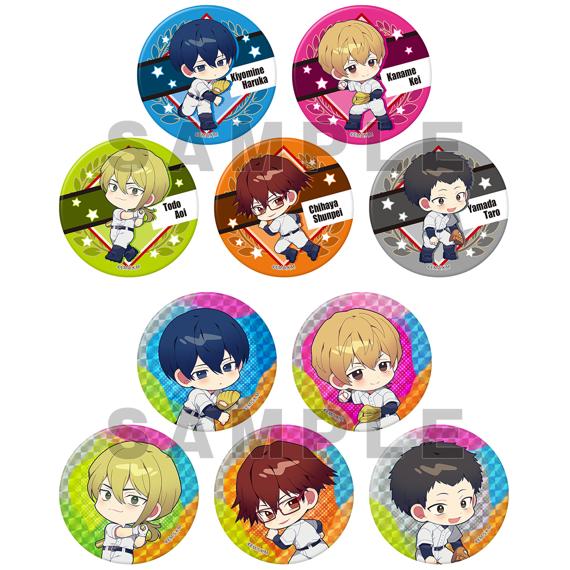 忘却バッテリー トレーディング缶バッジ | グッズ| 株式会社ブロッコリー