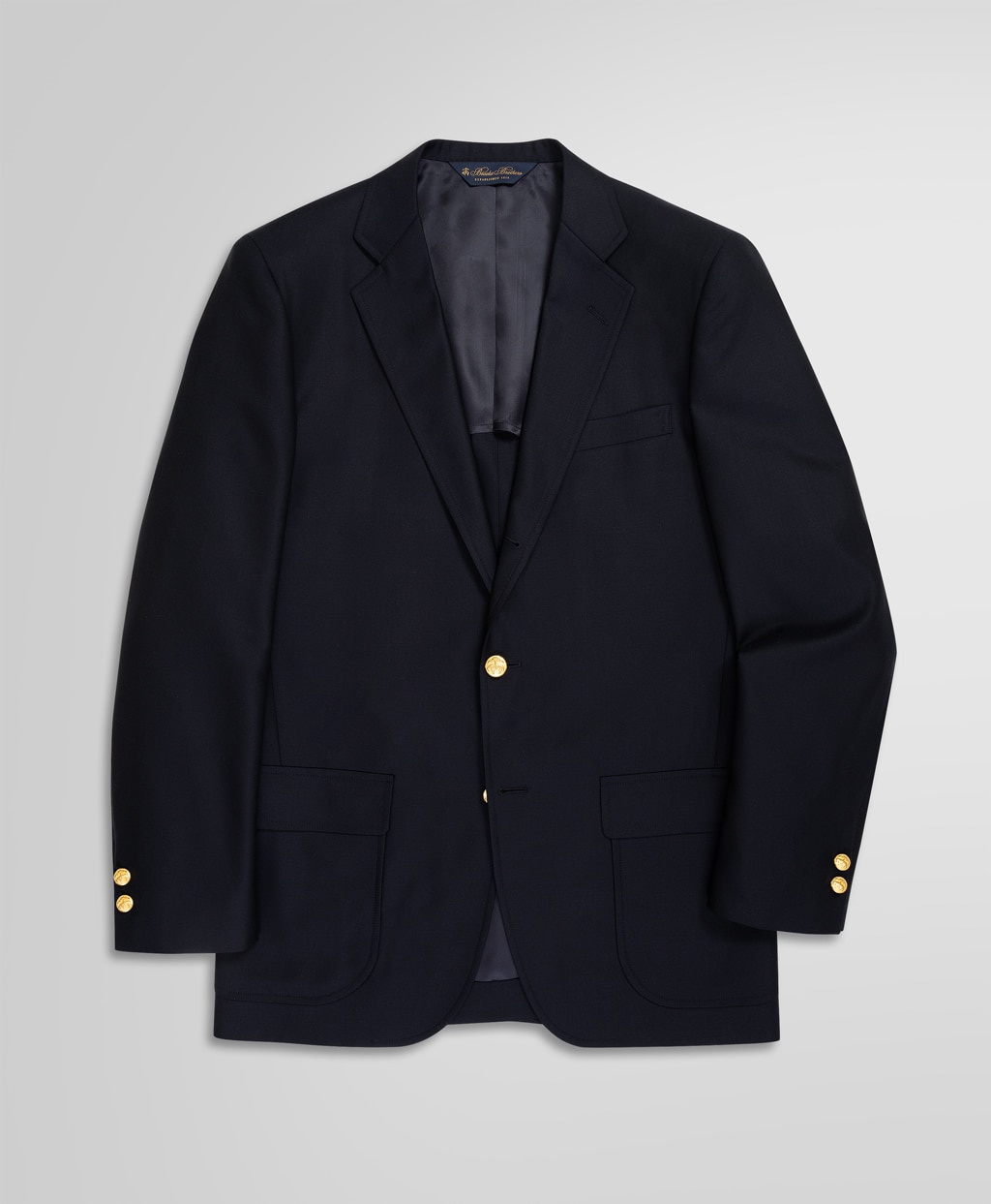 ミラクルクリンプウール 段返り3釦 ブレザー Traditional | Brooks