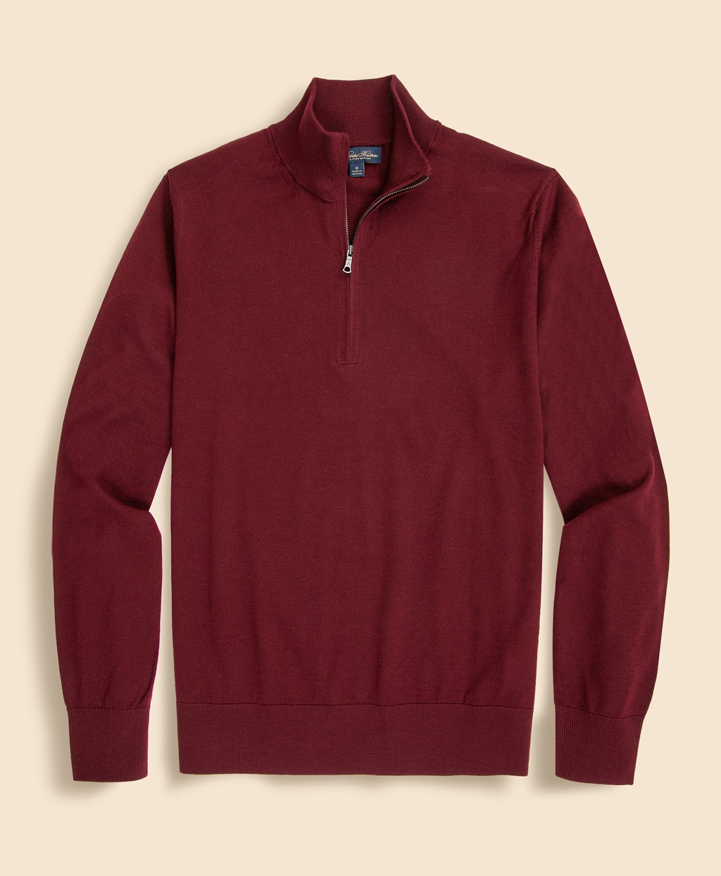 メリノウール ハーフジップ モックネックセーター | Brooks Brothers