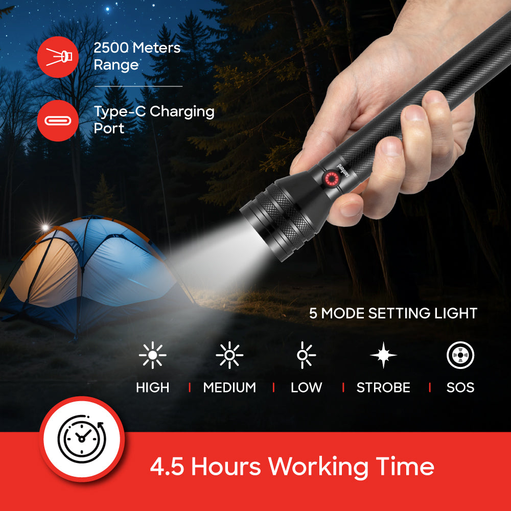 Shop SF6305SLC LC - Zoom Searchlight (3pcs) in UAE | BuySanford