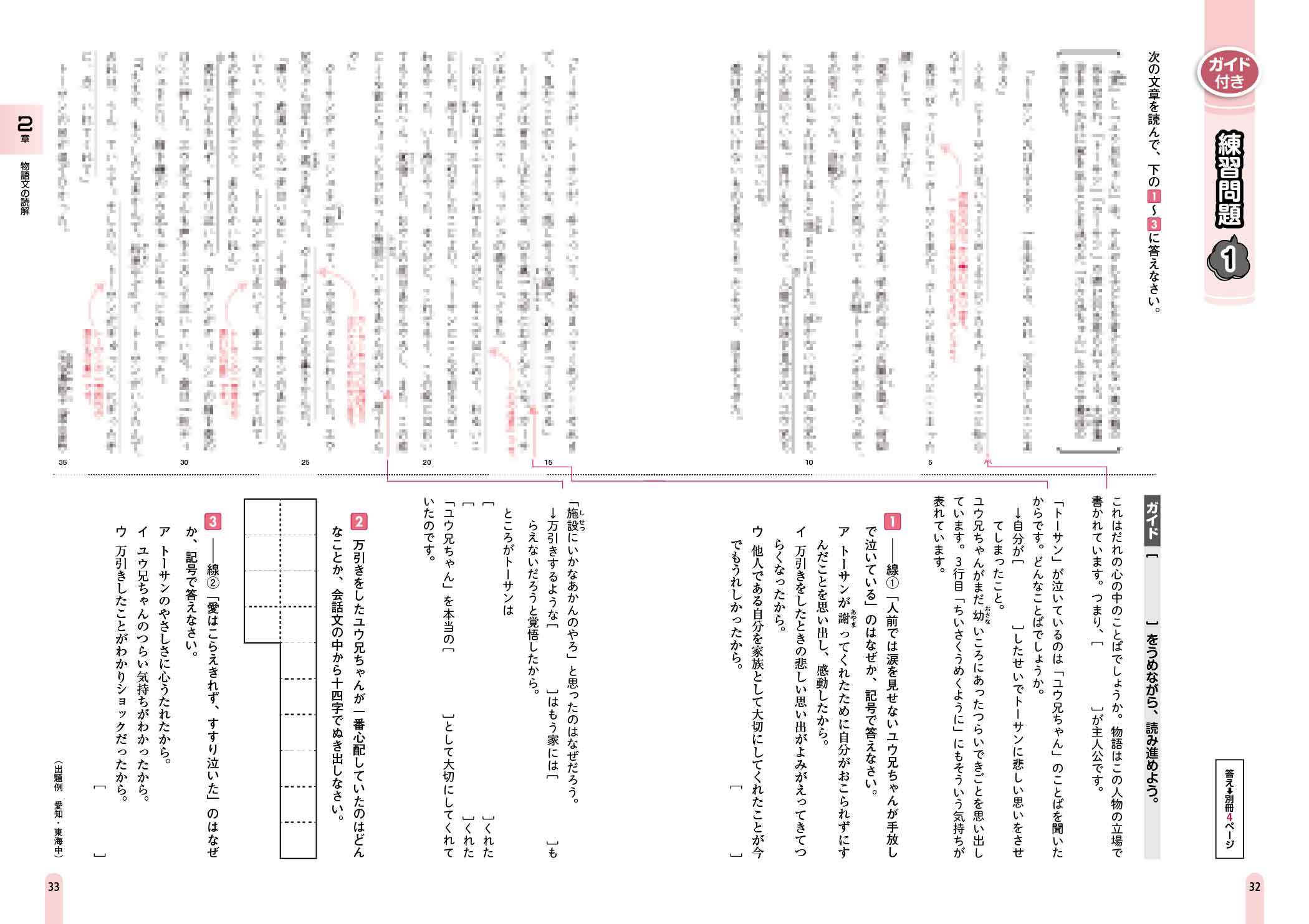 中学入試 分野別 集中レッスン 国語 読解力 | シグマベストの文英堂