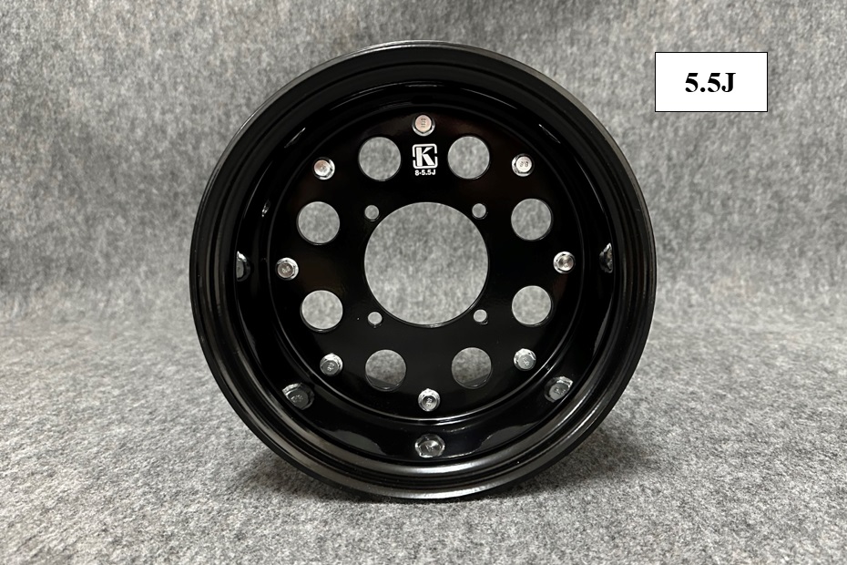 KEPSPEED製 モンキー用 8インチホイール(3.5J・4.0J・5.5J) ブラック