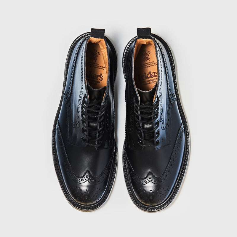 ブーツ | M5634 STOW / BLACK CALF (LEATHER SOLE) - Tricker's