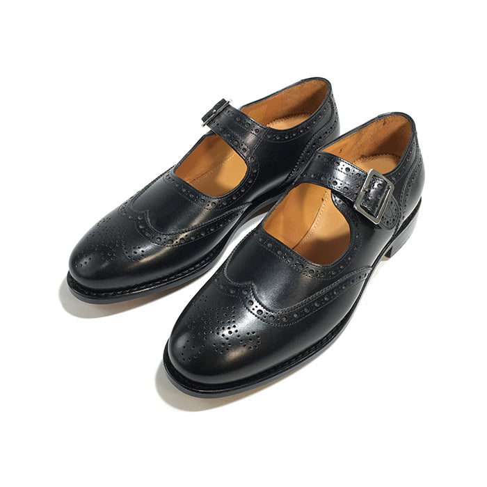 カジュアルシューズ | 98996 / BLACK CALF (LEATHER SOLE) - Jalan