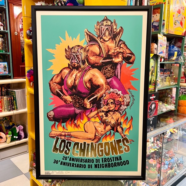 NEIGBORHOOD x EROSTIKA Screen Print Poster & Frame (EROSTIKA