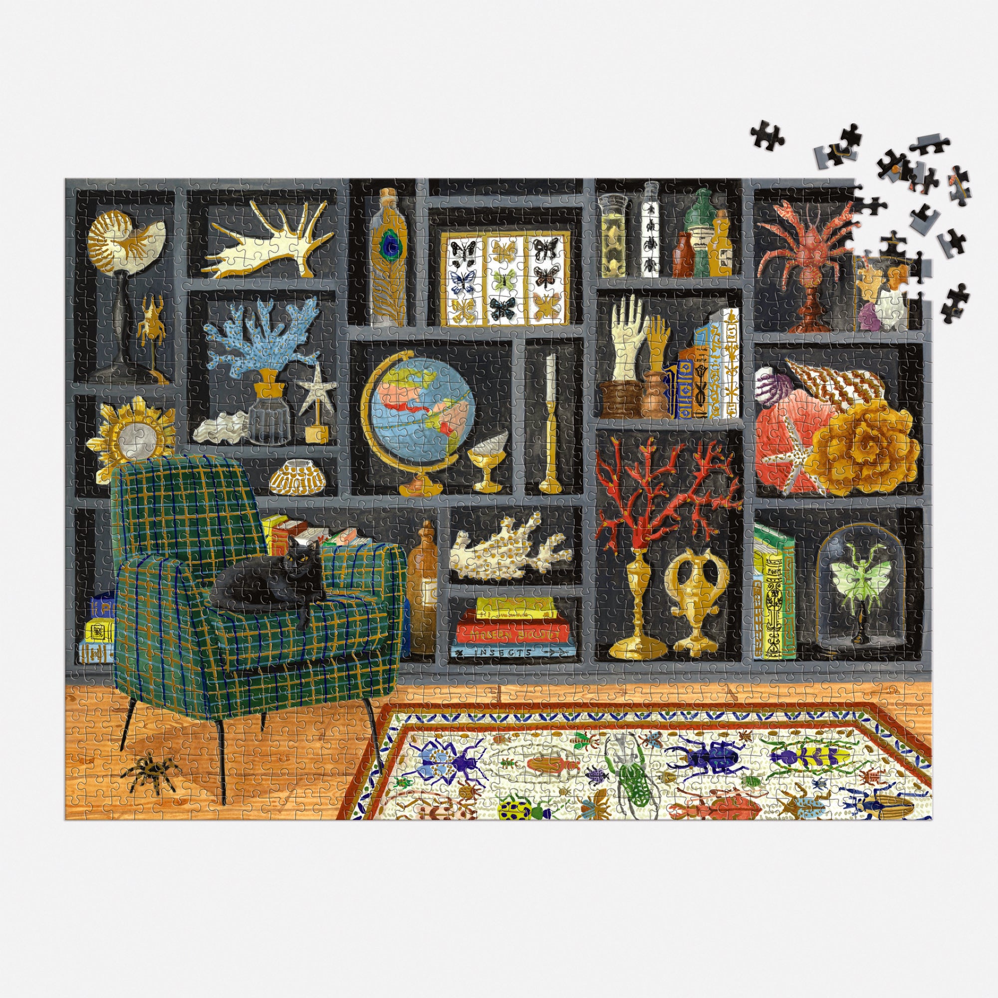 Eclectic Treasures 1000 Piece Foil Puzzle – Galison