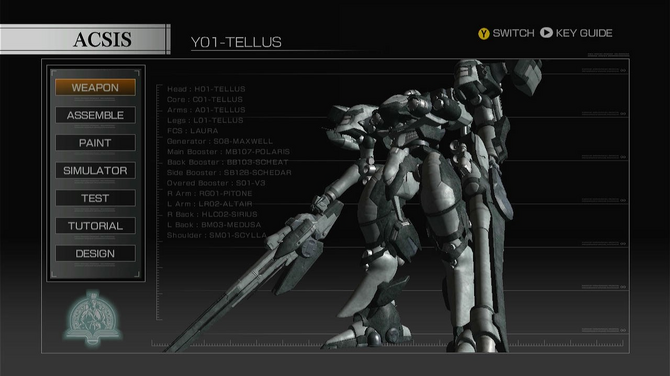 後編】『アーマード・コア4』1/72「インテリオル Y01-TELLUS テルス