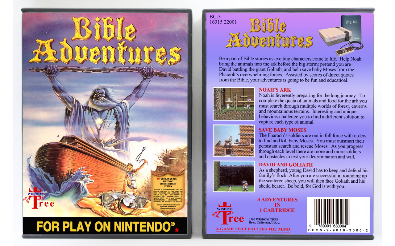 Gaming Relics - Nintendo NES - Bible Adventures