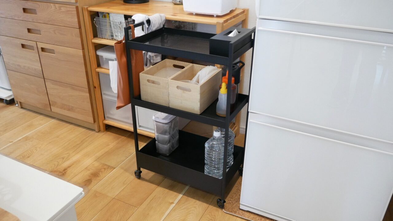 使い勝手抜群！】IKEAのキッチンワゴン「ニッサフォース」でおしゃれに