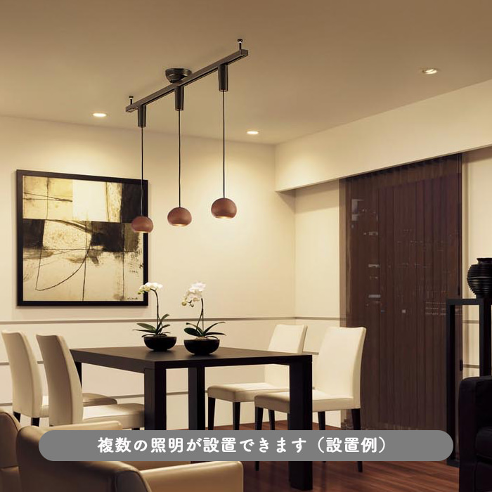 インテリアダクト 1448mm 回転・スライド機能｜ブラック｜照明の