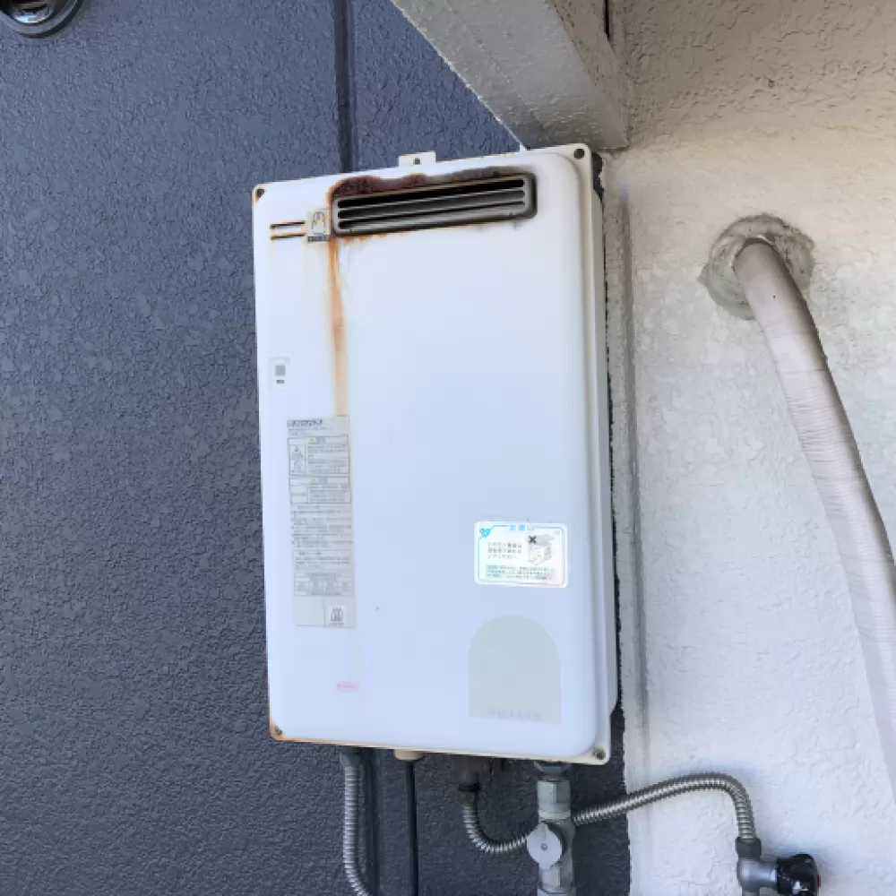 パーパスTP-SQ204R→リンナイRUX-A1615W-E｜堺市西区の給湯器交換工事
