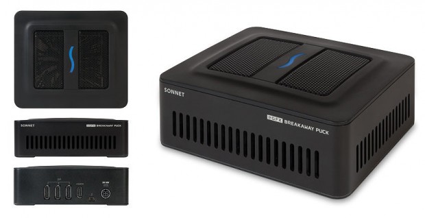 RX 570標準のポータブルGPUボックス、Sonnet「eGFX Breakaway Puck