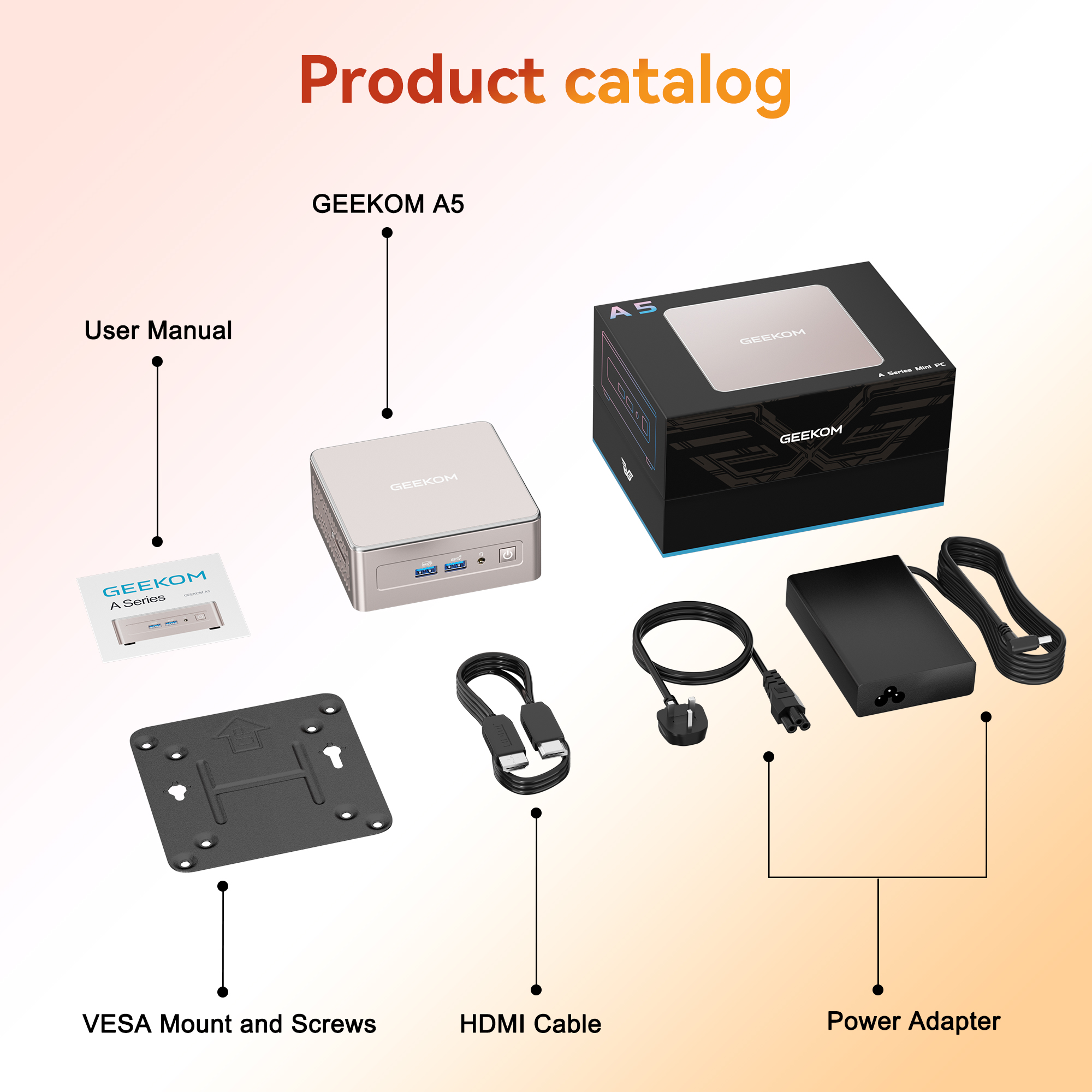 GEEKOM A5 Mini PC: High-Speed Computing with AMD Ryzen™ 7