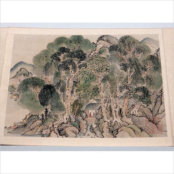 瀧口進油絵、旧細川邸