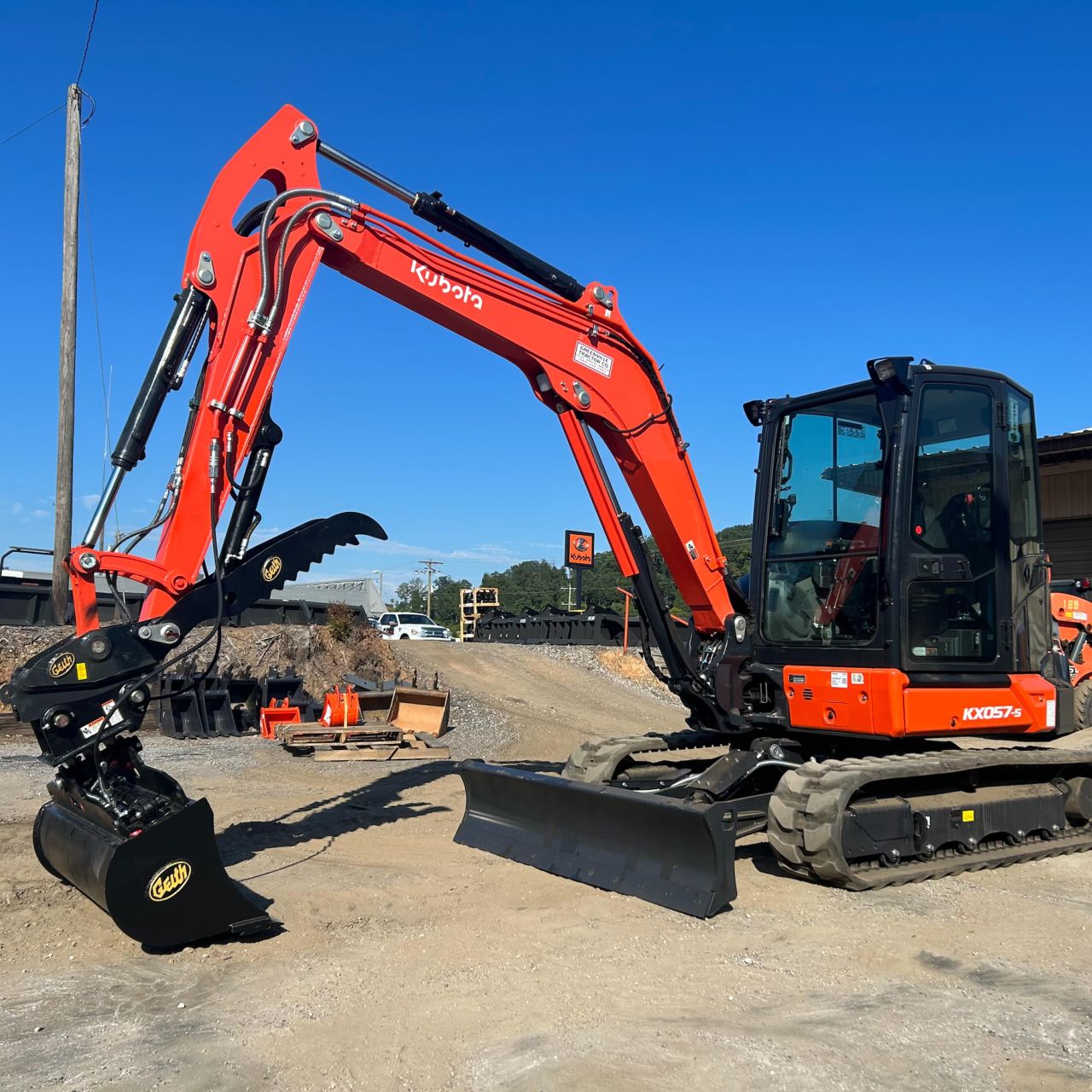 Kubota KX057-5 & Geith Package - Geith Excavator Attachments