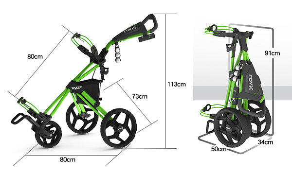 ジオテックゴルフ公式通販サイト / クリックギア RV3F プッシュカート