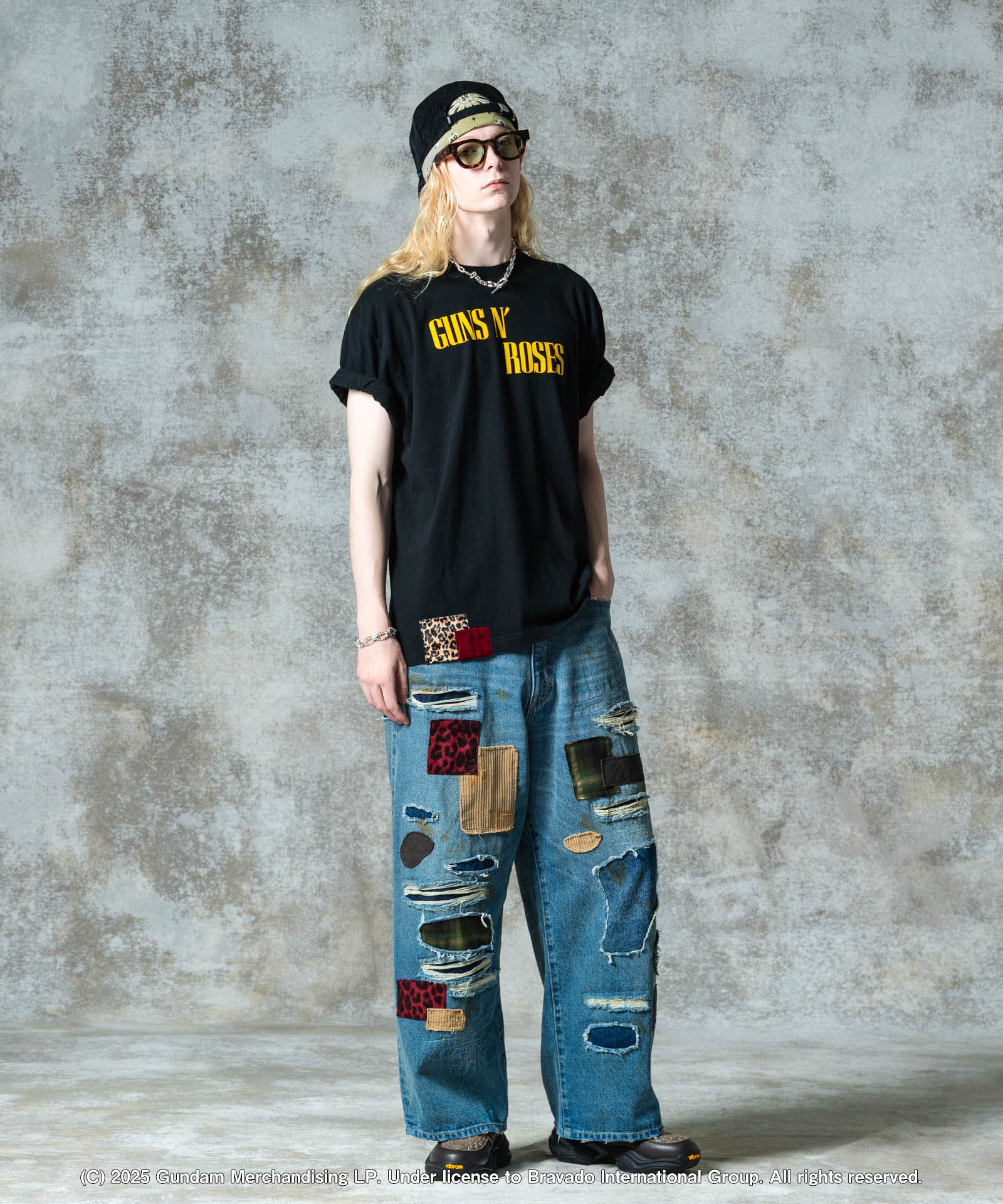 GB0325/CS02 : GUNS N' ROSES Cross T-Shirt / ガンズアンドローゼス