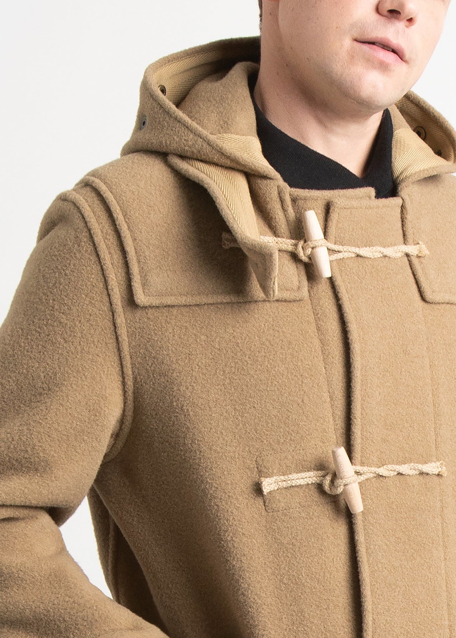 Men's Mid-Length Monty Duffle Coat Camel | Gloverall