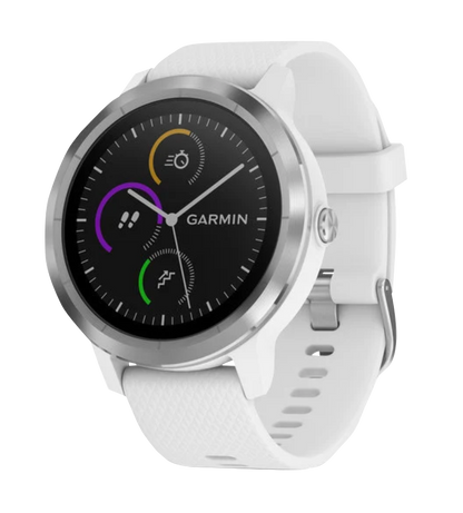 Garmin Vivoactive 3, White w/ Stainless Hardware, GPS Smartwatch