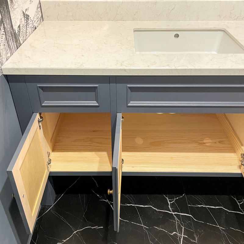 店舗や輸入住宅向けおしゃれな洗面化粧台（大理石天板）の特注専門店