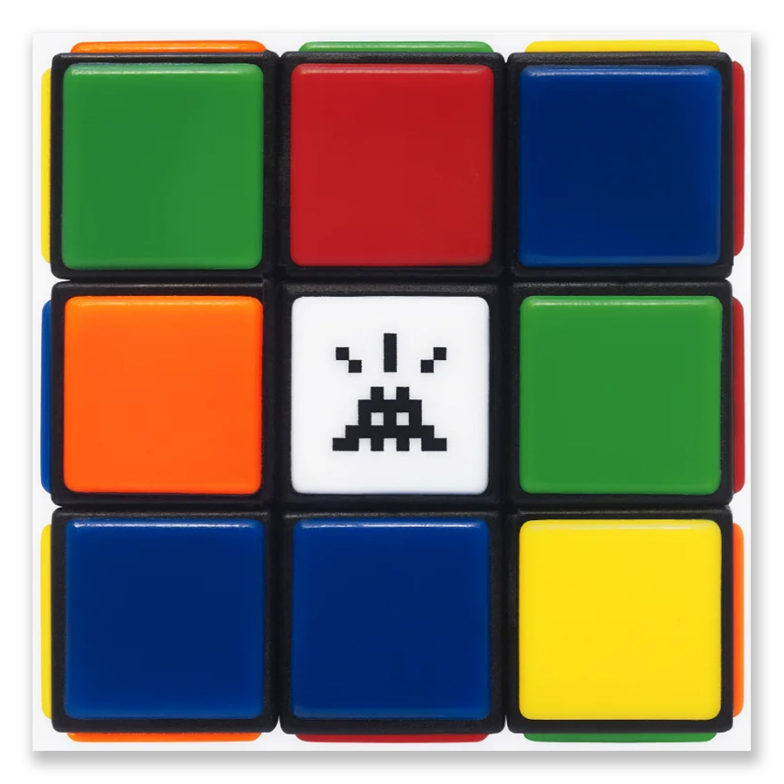 Invader - Invaded Cube - GraffitiStreet