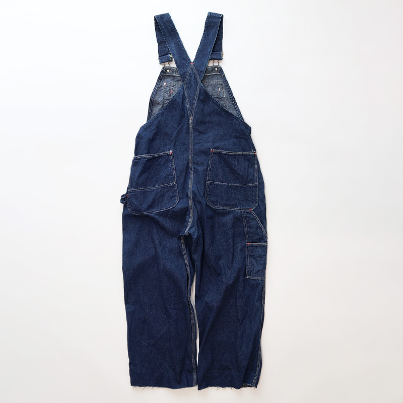 60's RED CAMEL DENIM CUT-OFF OVERALL,USED/VINTAGE (Men's & Women's)