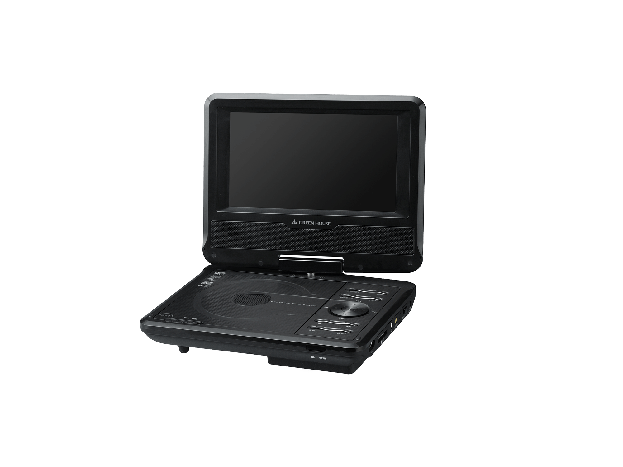 ポータブルブルーレイ・DVDプレーヤー, DVD | GH-PDV7G-BK | GREEN