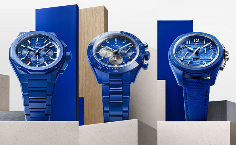 ゼニス(ZENITH) 2025新作 160周年を記念したブルーセラミック製クロノ