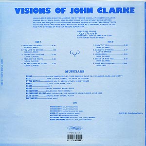 John Clarke / Visions Of John Clarke(LP) / Wackie's 2006 ドイツ盤