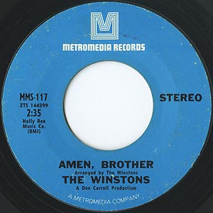 Winstons / Amen, Brother/Color Him Father(7inch) / Metromedia US