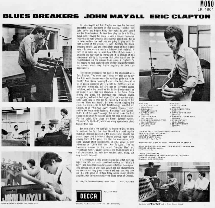 Eric Clapton's Marshall Bluesbreaker Model 1962 – Ground Guitar