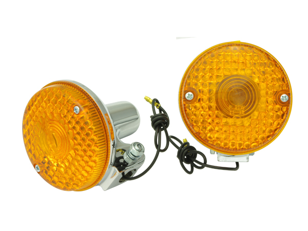 ○KH250/400タイプウィンカー オレンジ 2個セット｜Z系KAWASAKIパーツ