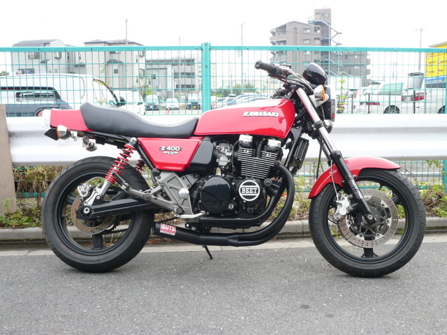 ○ゼファー400 ゼファーχ Z400FX ハラシタ集合管 (ZEPHYR400｜Z系
