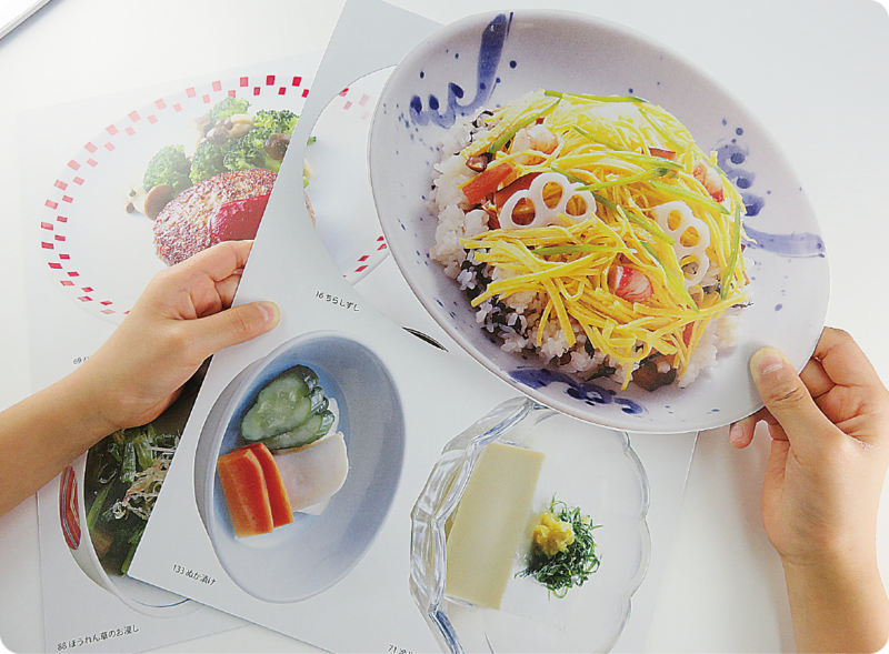 実物大・そのまんま料理カード きほんの食事編 | 群羊社