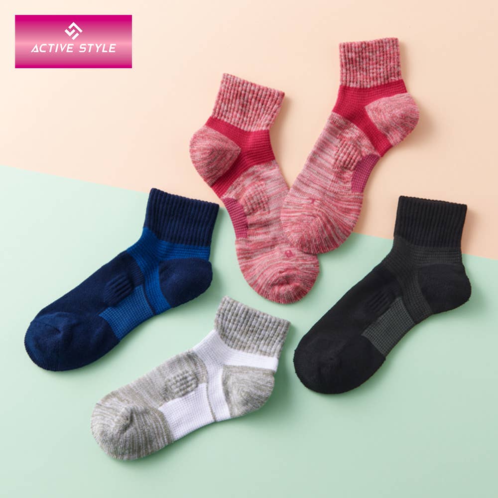 ネット限定3足セット】アーチサポート付クルーソックス ST0802