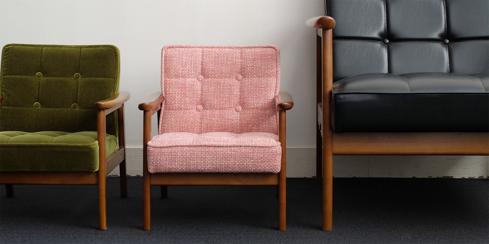 カリモク60 Kチェア ミニ・ブルーノピンク | D&DEPARTMENT