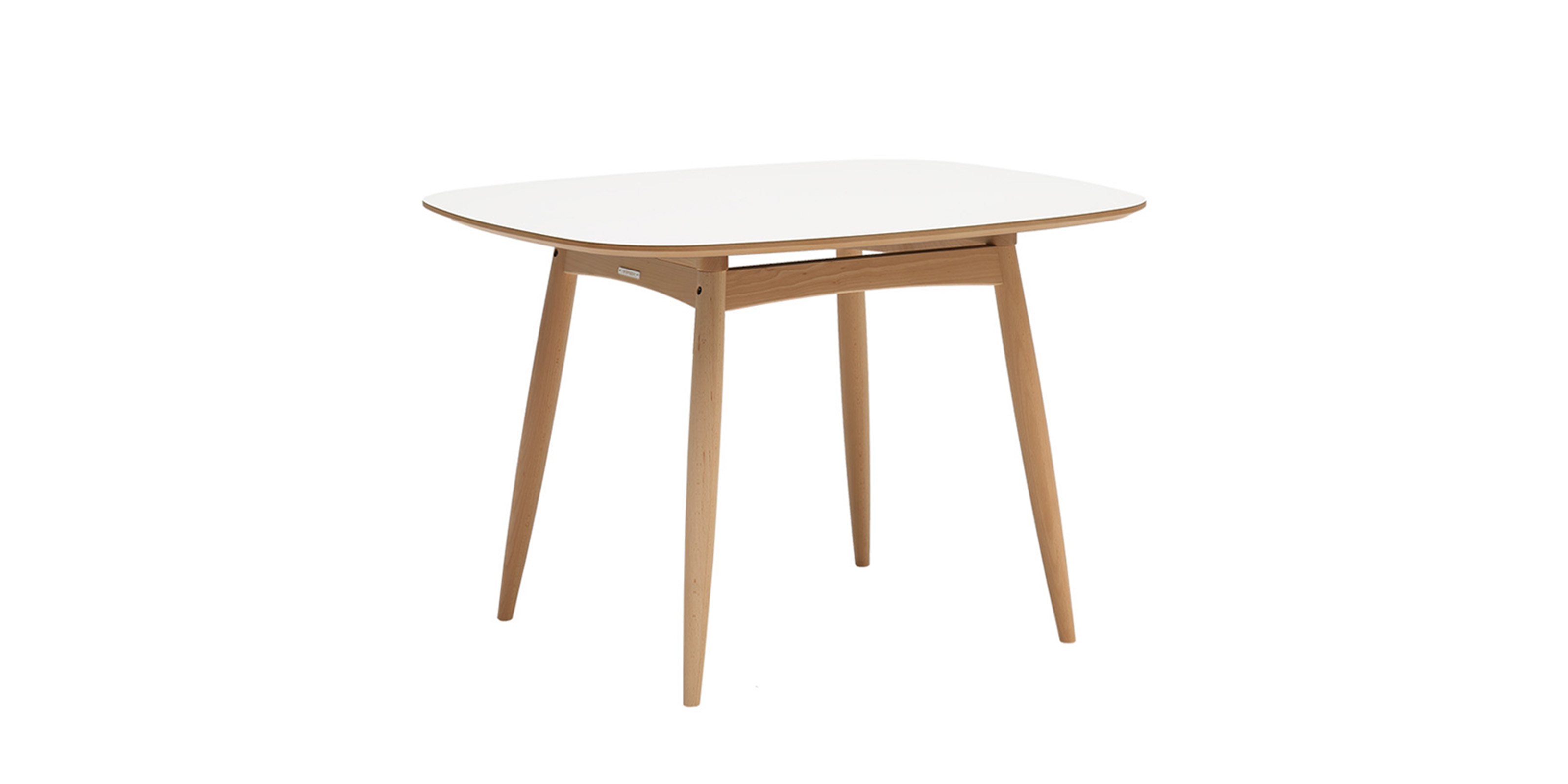 カリモク60 Dテーブル・ピュアビーチ色 天板メラミン化粧板 | D&DEPARTMENT