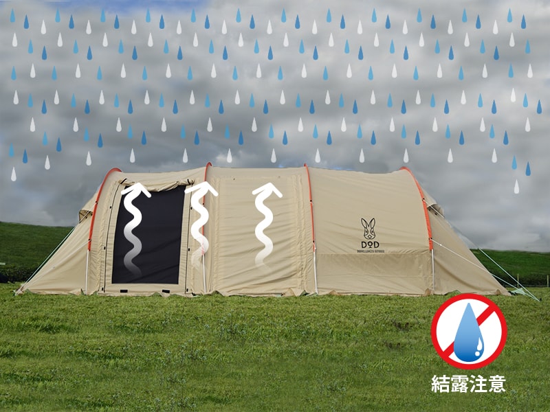 販売終了】カマボコテント2（ベージュ） T5-489 - DOD（ディーオー