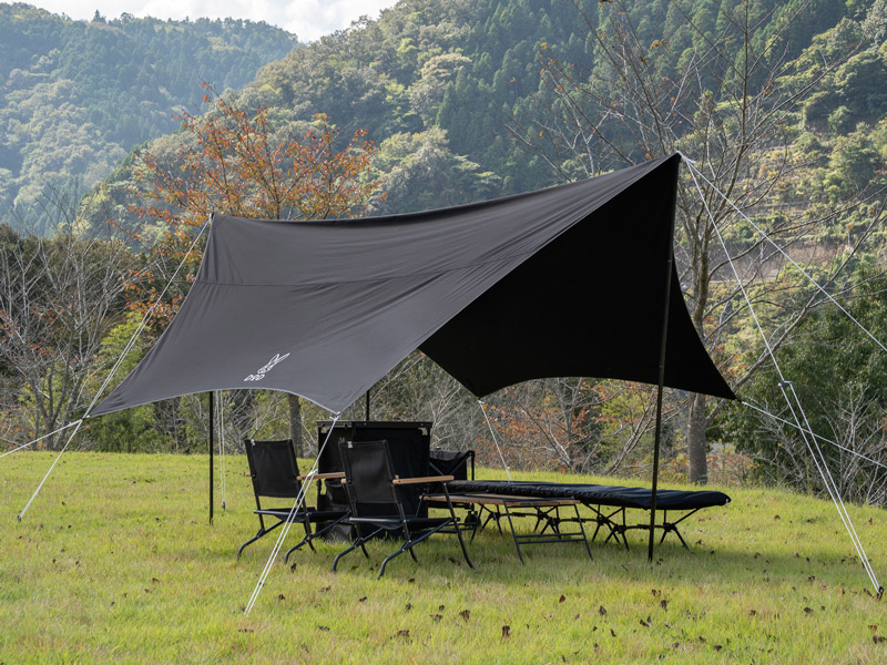 DoD いつかのタープTC（ブラック） いつかのタープTC（ブラック） TT5