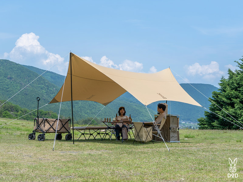 DoD いつかのタープTC（ブラック） いつかのタープTC（ブラック） TT5