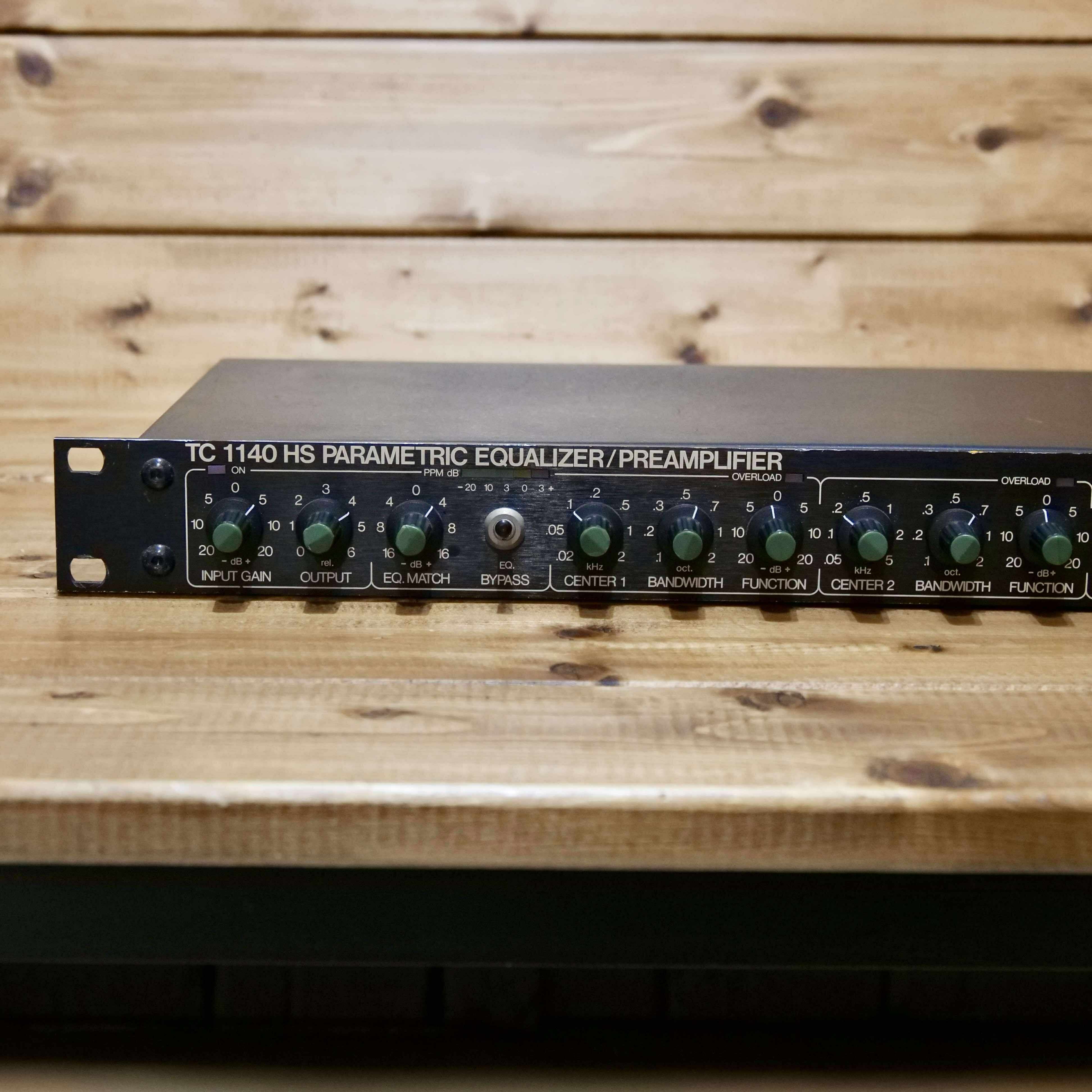 tc electronic TC1140 HS PARAMETRIC EQUALIZER/ PREAMPLIFIER【USED品】