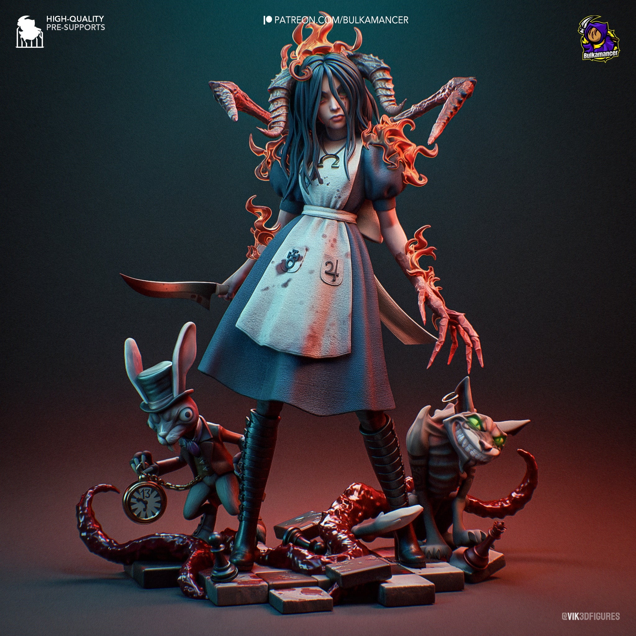 Paintable Figurine - Alice Madness Returns – Daëlys Art