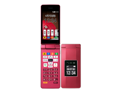 かんたん携帯10 807SH ピンク SoftBank版SIMフリー｜中古スマホ・中古