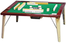 折りたたみ式麻雀卓「持ってこー雀」T-1高級仕上 デラックスフルセット