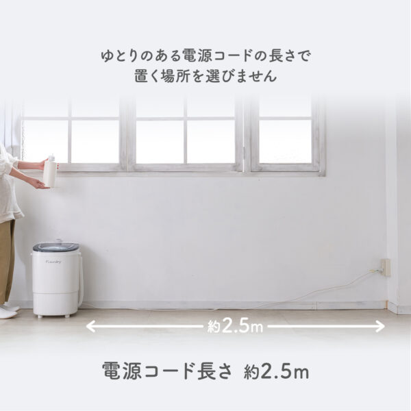 フランドリー・しっかり洗える小型洗濯機 E101 洗濯便利グッズ