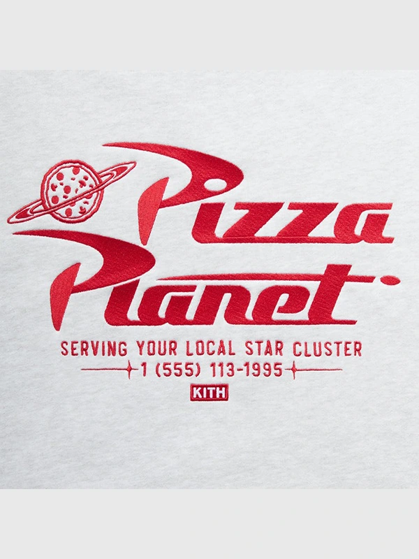 Disney x Kith for Pixar Pizza Planet Nelson Crewneck Sweatshirt